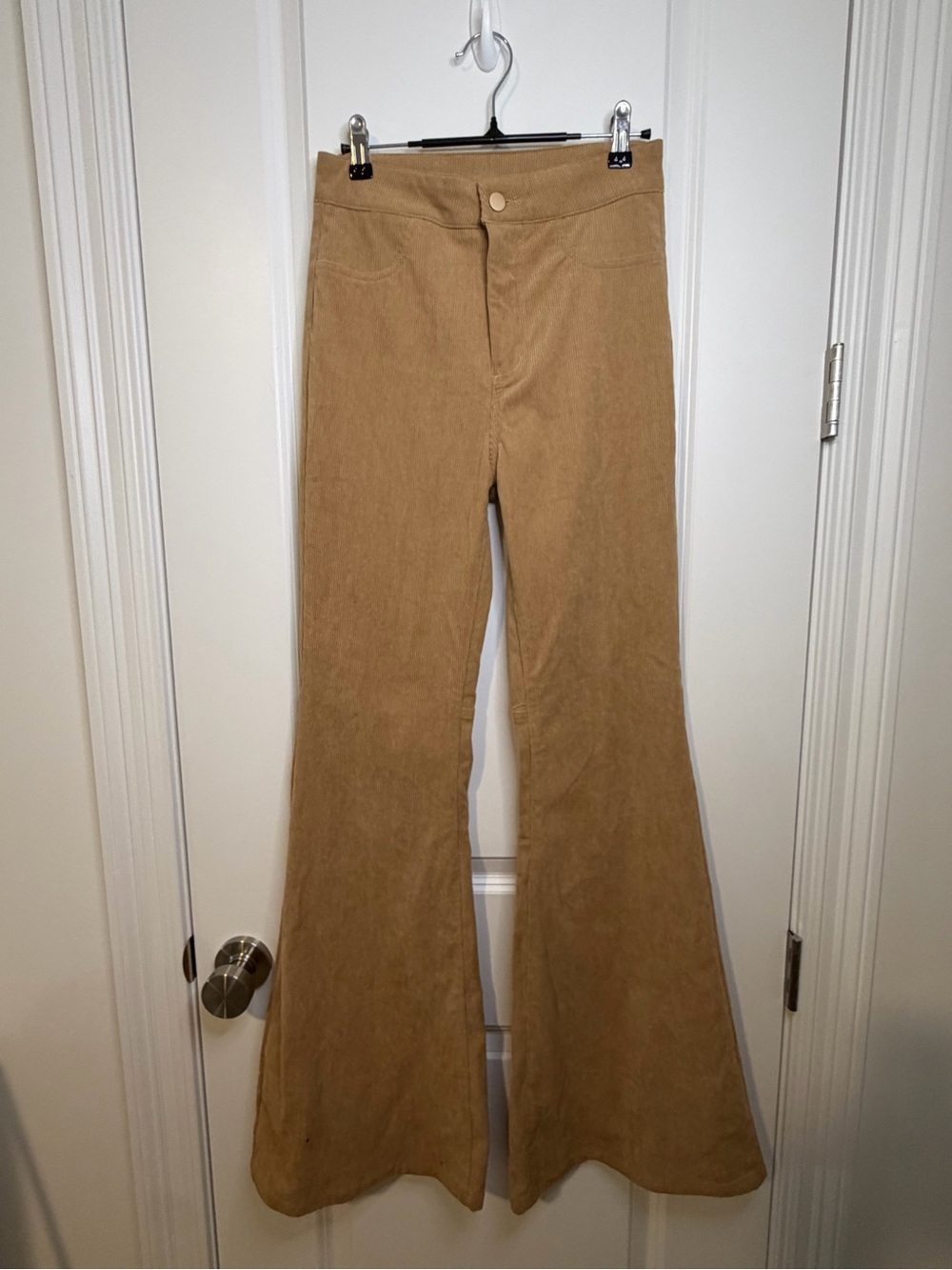Flying Tomato Tan Corduroy Flare Pants